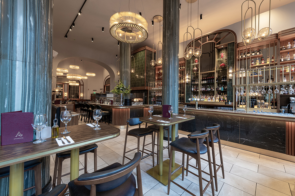 Amarone restaurant in Edinburgh