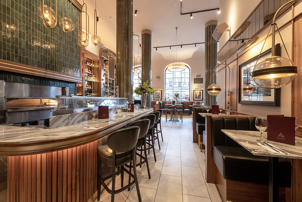 Amarone restaurant in Edinburgh